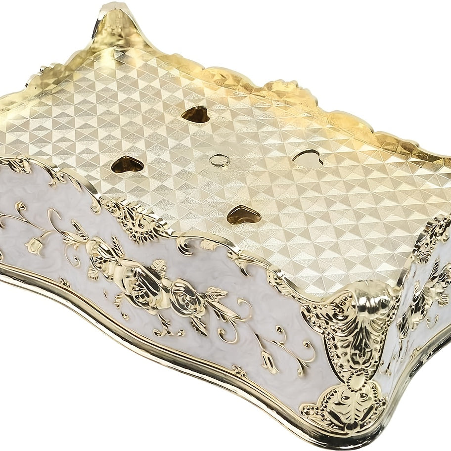 Tissue Box Cover Tissue Box Holder Facial Tissue Paper Organizer Luxury Facial Napkin Holder for Home, 1 count, Living Room Decor, Bathroom Accessory, Modern Design, Sleek Holder, Lightweight Construction, Durable Material, Napkin Storage, Household