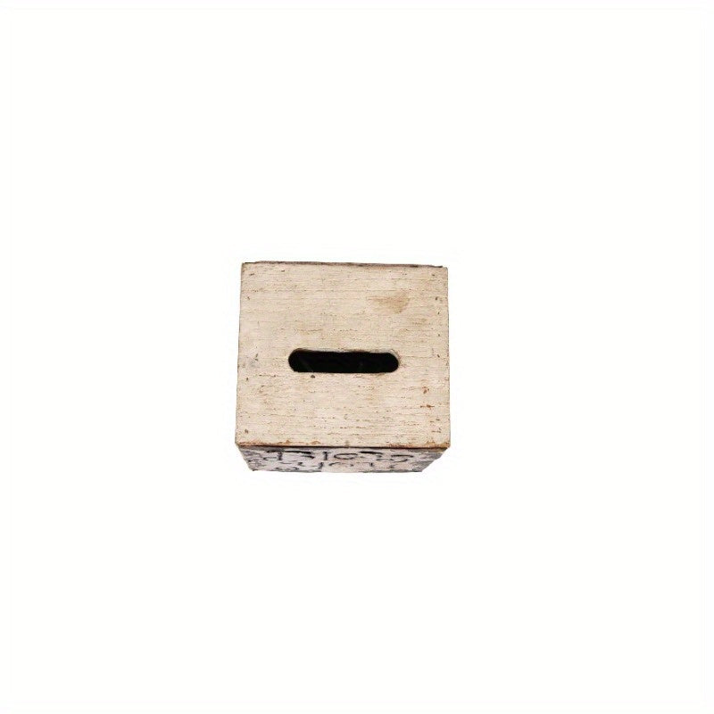 Tissue Box Covers Made of Wood And Metal.